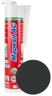 Герметик силиконовый Mapei Mapesil AC N120 черный (310 мл)